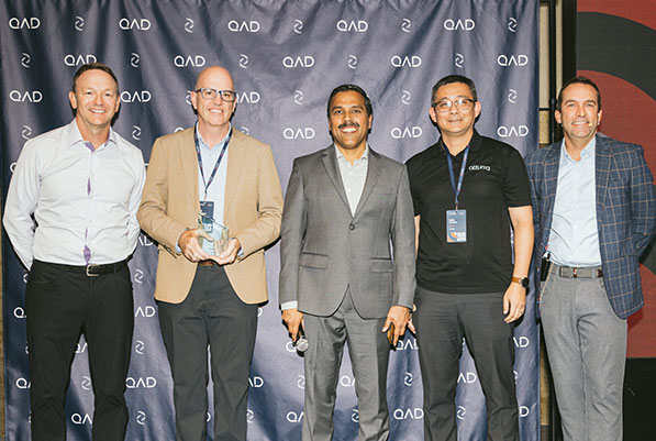Atturra Manufacturing Team Receive QAD's global Cloud Award and Target Achievement Award